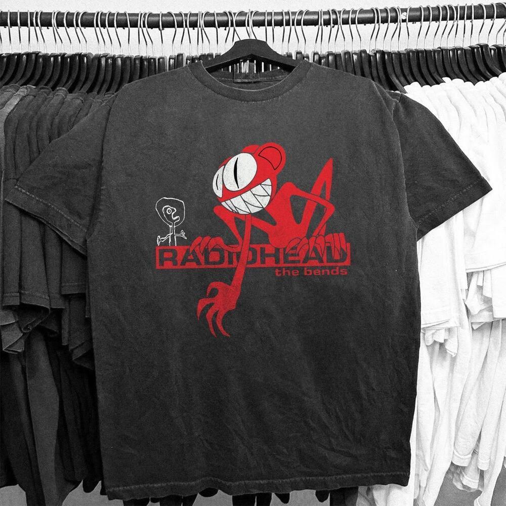 Black Radiohead The Bends Band T Shirt